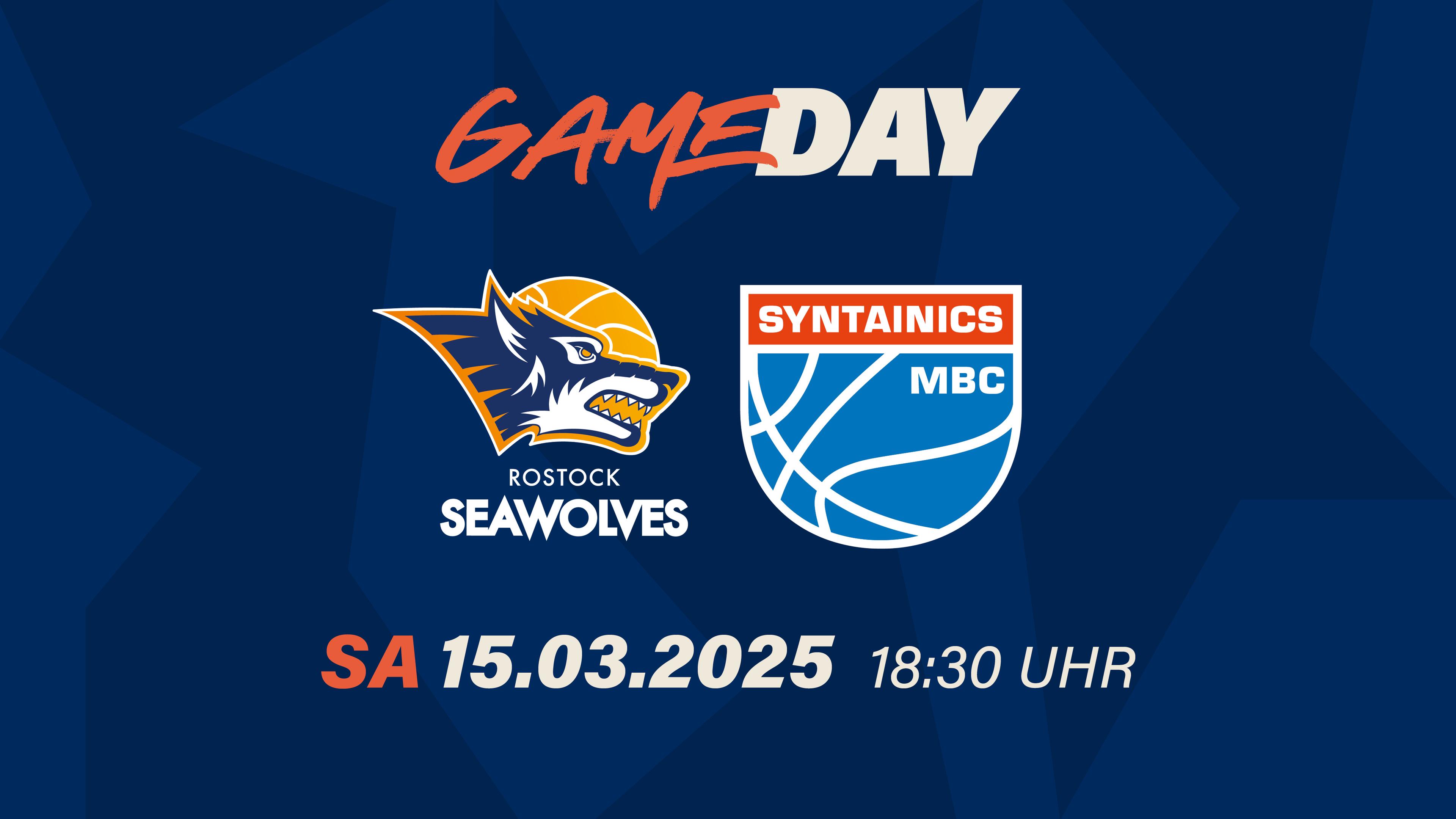 Ab dem vierten Platz herrscht in der easyCredit BBL ein ausgesprochen enges Gedränge um die Play-Ins und die Playoff-Plätze, gerade einmal vier Siege trennen Rang vier (Braunschweig, 14-8) und 13 (Oldenburg, 10-11). Mittendrin stecken die ROSTOCK SEAWOLVES (10-11 Siege, 10.) und der Pokalsieger SYNTAINICS MBC (11-10, 8.). Mit Blick auf den beiderseitigen Wunsch, die Saison über die Hauptrunde hinaus zu verlängern, müssen aktuell die Rostocker besonders aufpassen: Sie verloren zuletzt drei Spiele nacheinander. Vor der Partie gegen die Gäste aus Weißenfels wissen sie: Mit einem Sieg zögen sie mit dem Konkurrenten gleich, mit einer Niederlage wüchse der Abstand auf zwei Erfolge.